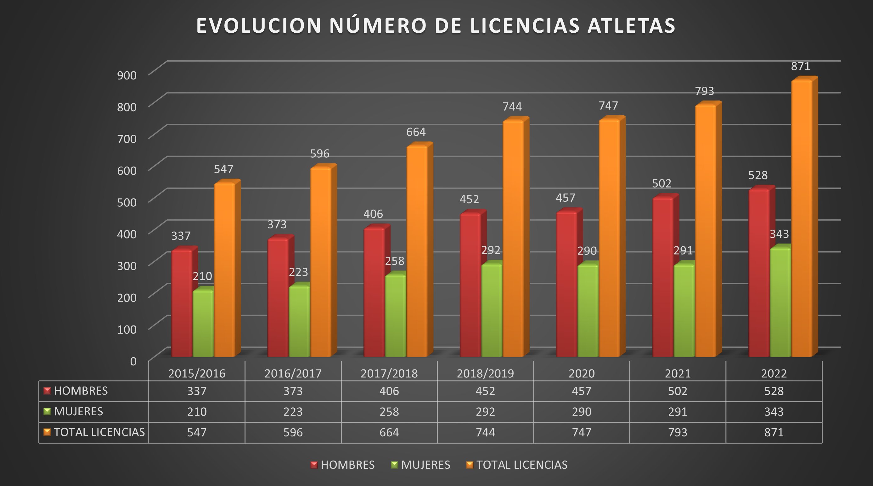 RESUMEN LICENCIAS 2022